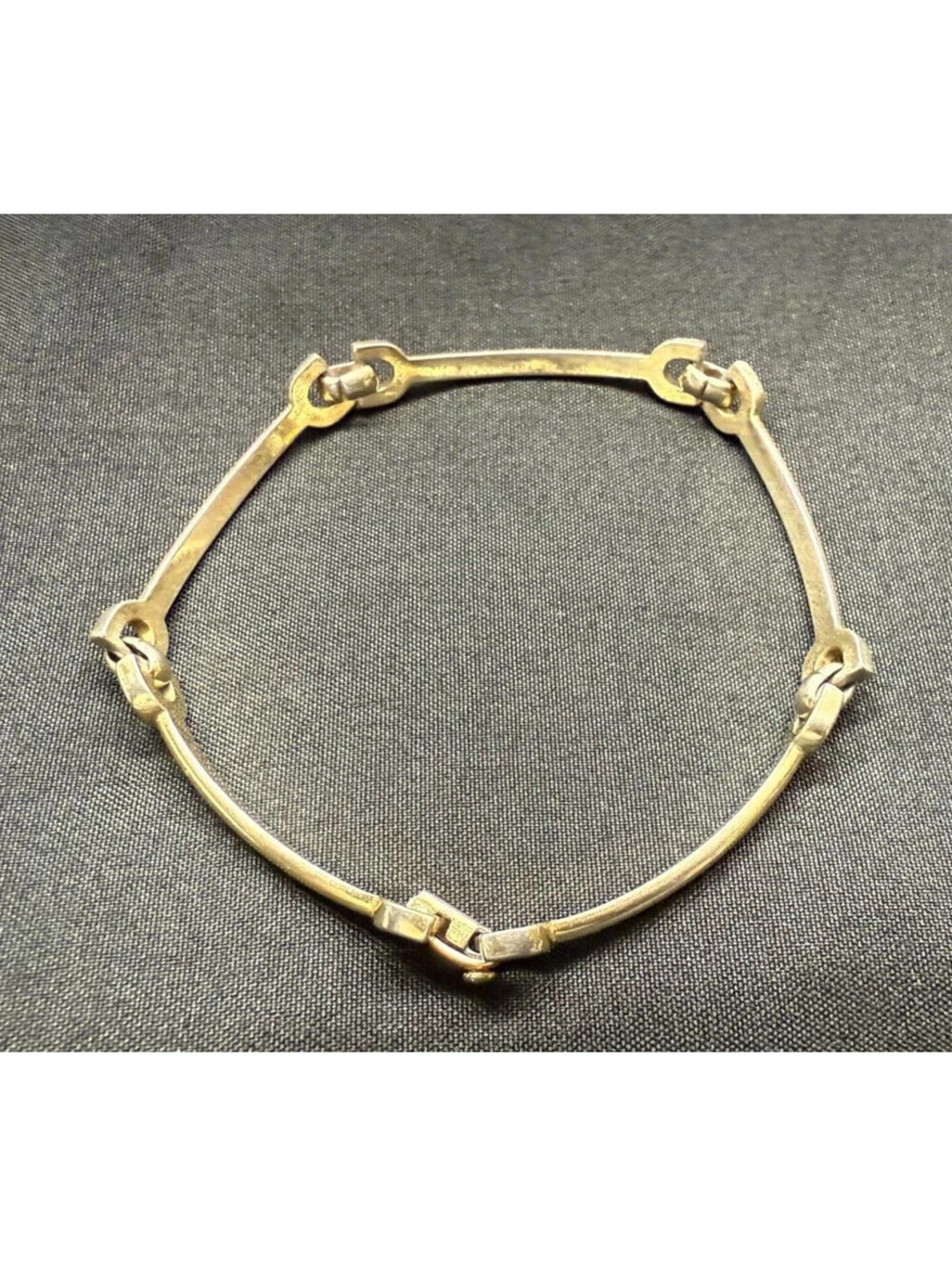 Vintage Christian Dior gold tone metal bracelet Germany